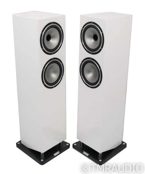 Tannoy Revolution XT8F Floorstanding Speakers; XT-8F; Gloss White Pair