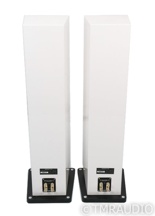 Tannoy Revolution XT8F Floorstanding Speakers; XT-8F; Gloss White Pair