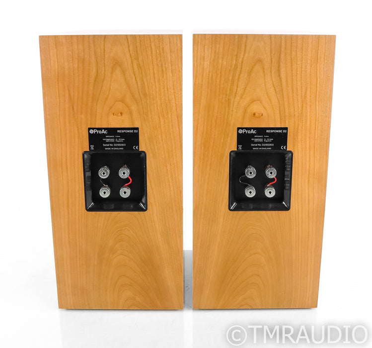 ProAc Response D2 Bookshelf Speakers; D-2; Dome Tweeter; Cherry Pair