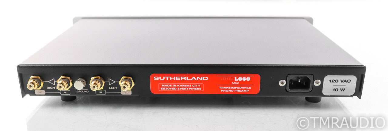 Sutherland Little Loco MK2 MC Phono Preamplifier; MKii; Silver