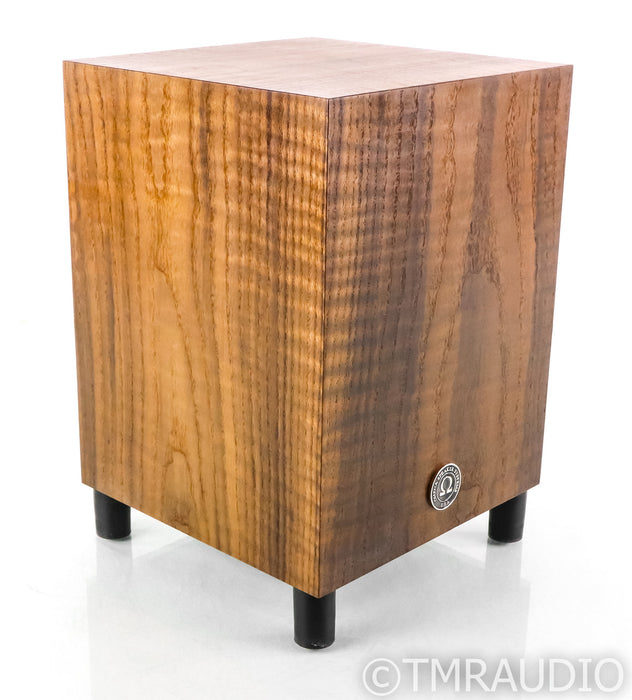 Omega DeepHemp 8 8" Powered Subwoofer; Curly Fumed Red Oak