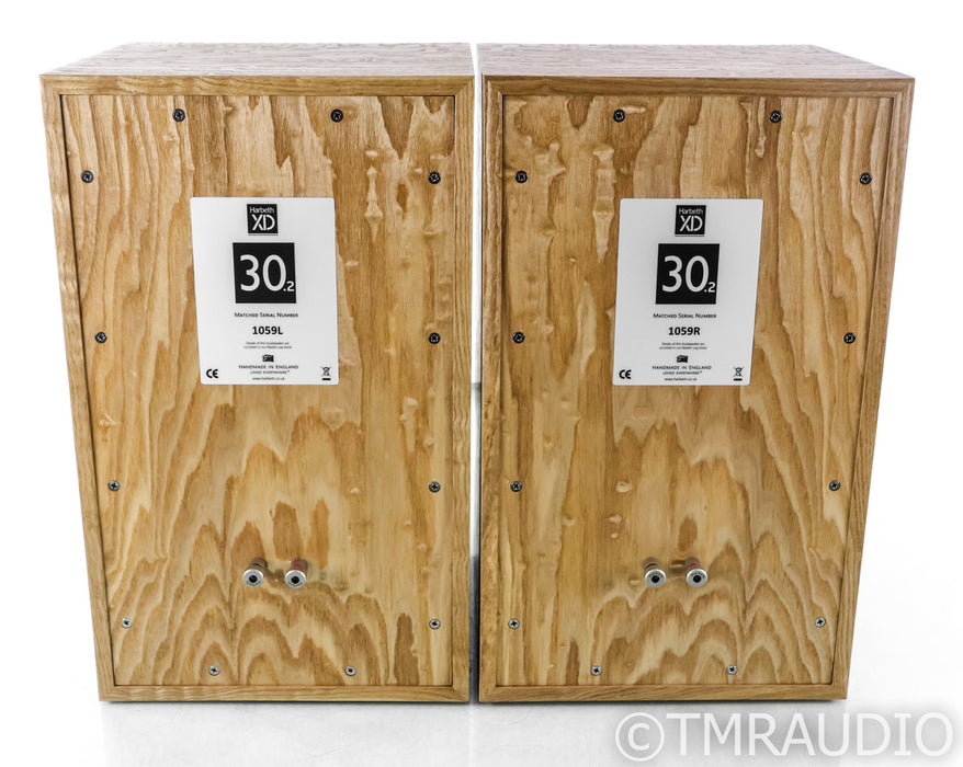 Harbeth 30.2 XD Bookshelf Speakers; Tamo Ash Pair