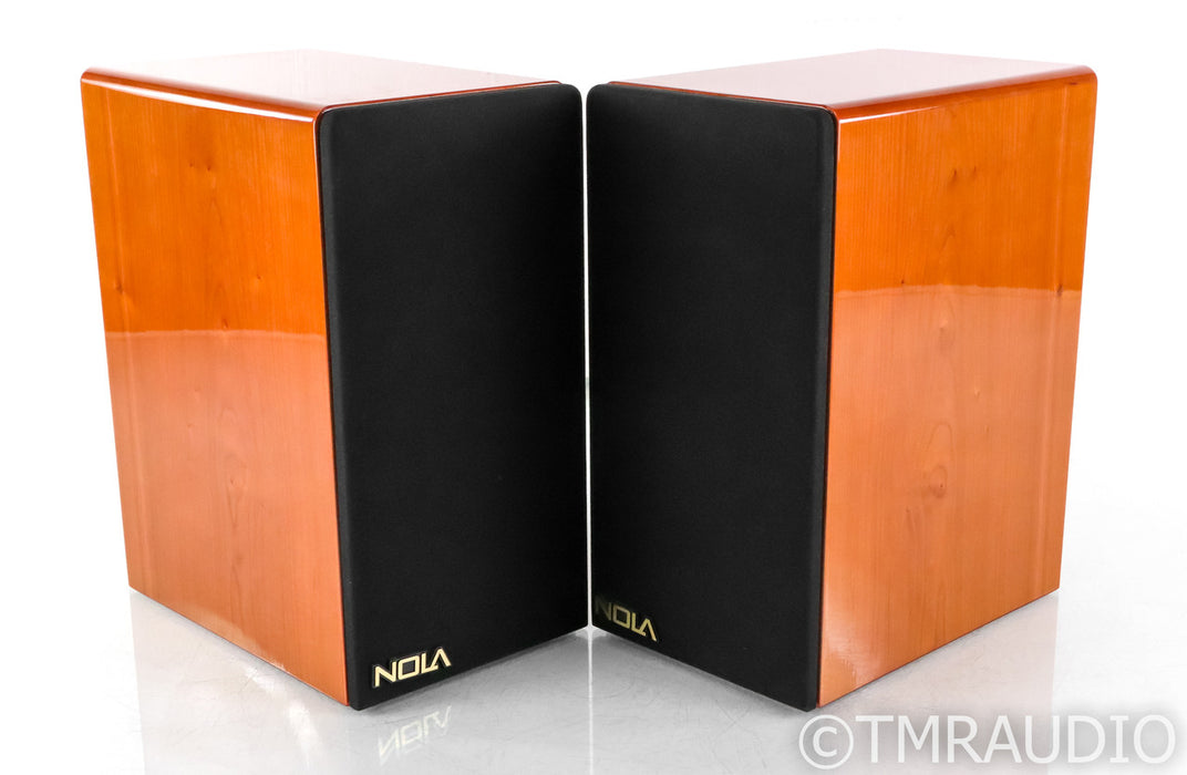 Nola Boxer Bookshelf Speakers; Cherry Pair
