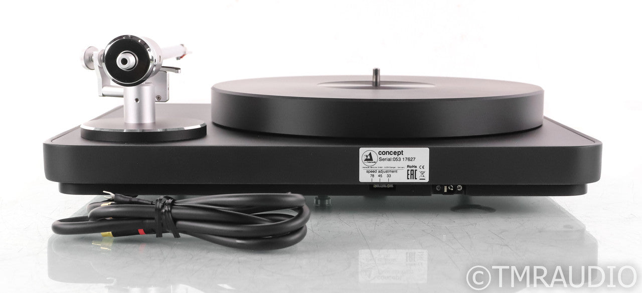 Clearaudio Concept Turntable; Satisfy Carbon Tonearm; Black  (No Cartridge)