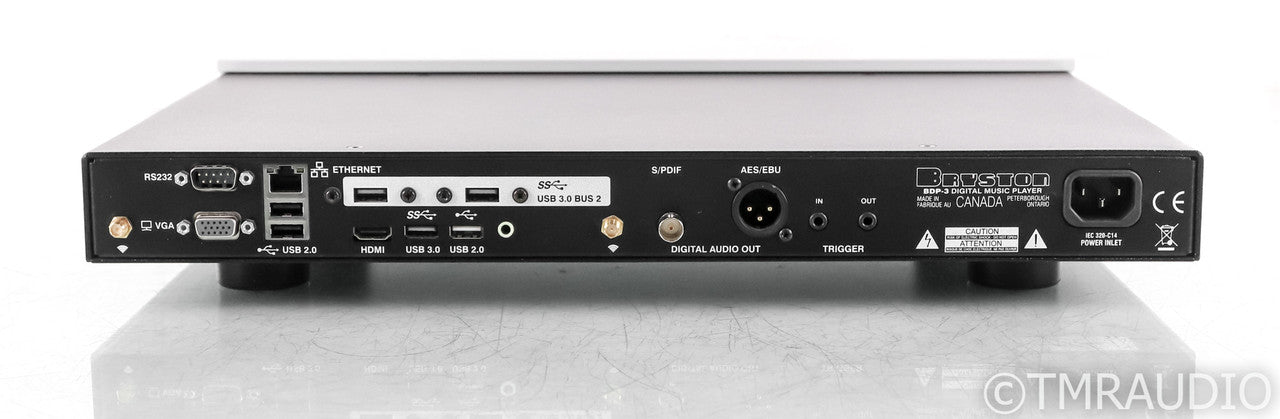 Bryston BDP-3 Wireless Digital Streamer; BDP3; Roon Ready; Silver