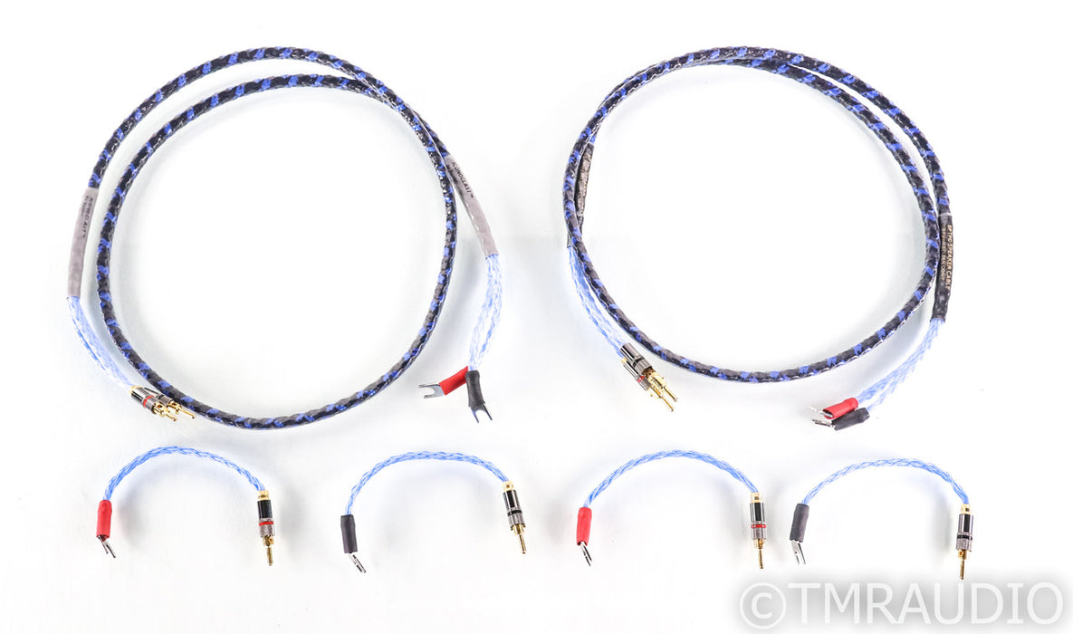 Belden Iconoclast SPTPC Silver Plated Speaker Cables; 6ft Pair w/ Jumpers