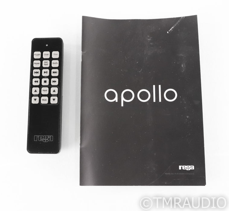 Rega Apollo CD Player; Remote; AS-IS (Non-Functional)
