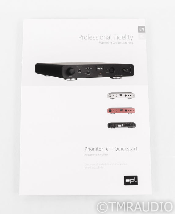 Phonitor Phonitor e Headphone Amplifier; (No Remote)