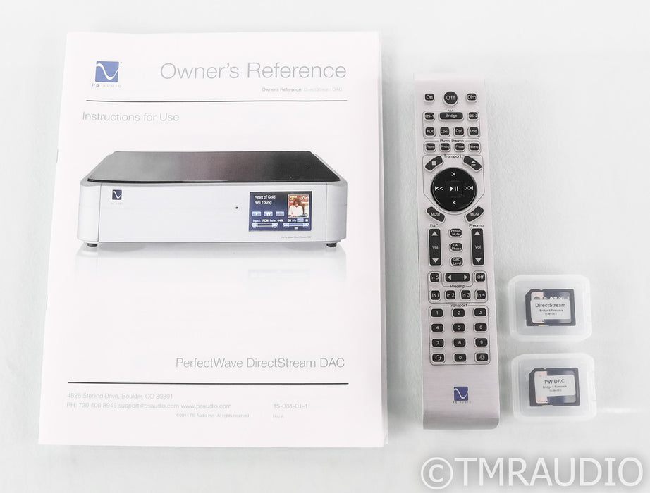 PS Audio PerfectWave DirectStream DAC; D/A Converter; Remote; Bridge II (Used)