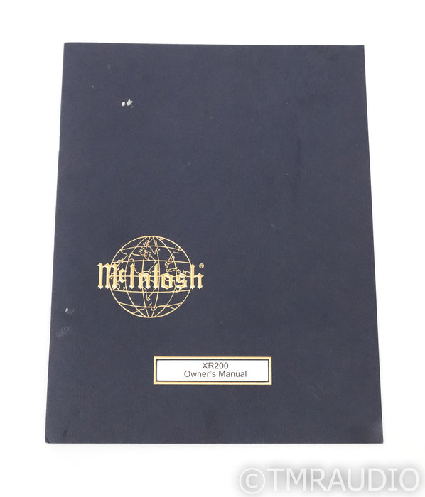 McIntosh XR200 Floorstanding Speakers; Gloss Black Pair; XR-200