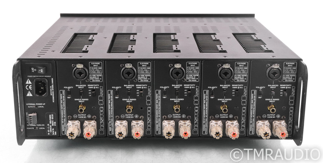 Bryston 9B SST 5 Channel Power Amplifier; 9BSST; Black