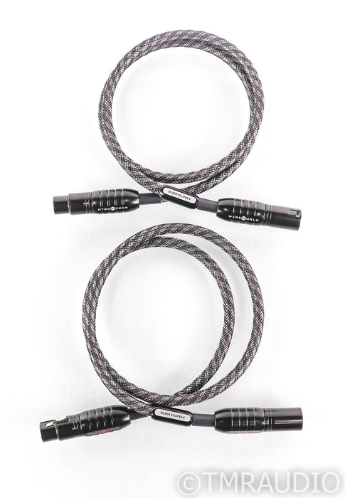 WireWorld Silver Eclipse 8 XLR Cables; 1m Pair Balanced Interconnects