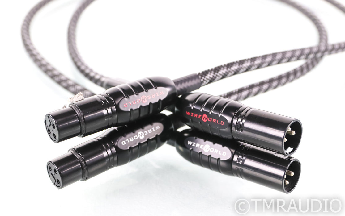 WireWorld Silver Eclipse 8 XLR Cables; 1m Pair Balanced Interconnects
