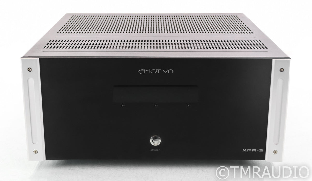Emotiva XPA-3 Three Channel Power Amplifier; XPA3; Black