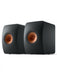 KEF LS50 Wireless II Powered Bookshelf Speakers; Carbon Black Pair (New)