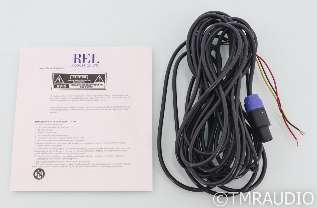 REL TZero MKIII 6.5" Powered Subwoofer; Gloss Black