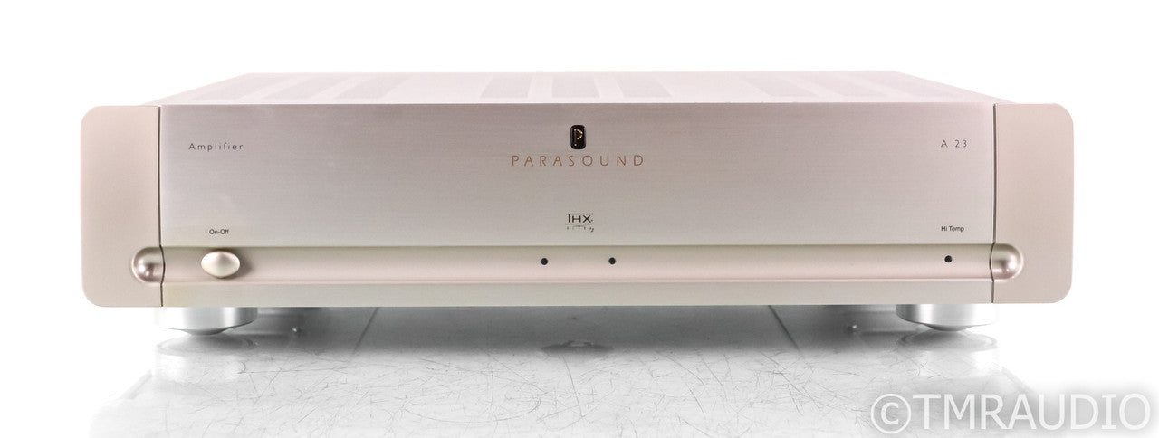 Parasound A23 Stereo Power Amplifier; A-23; Silver