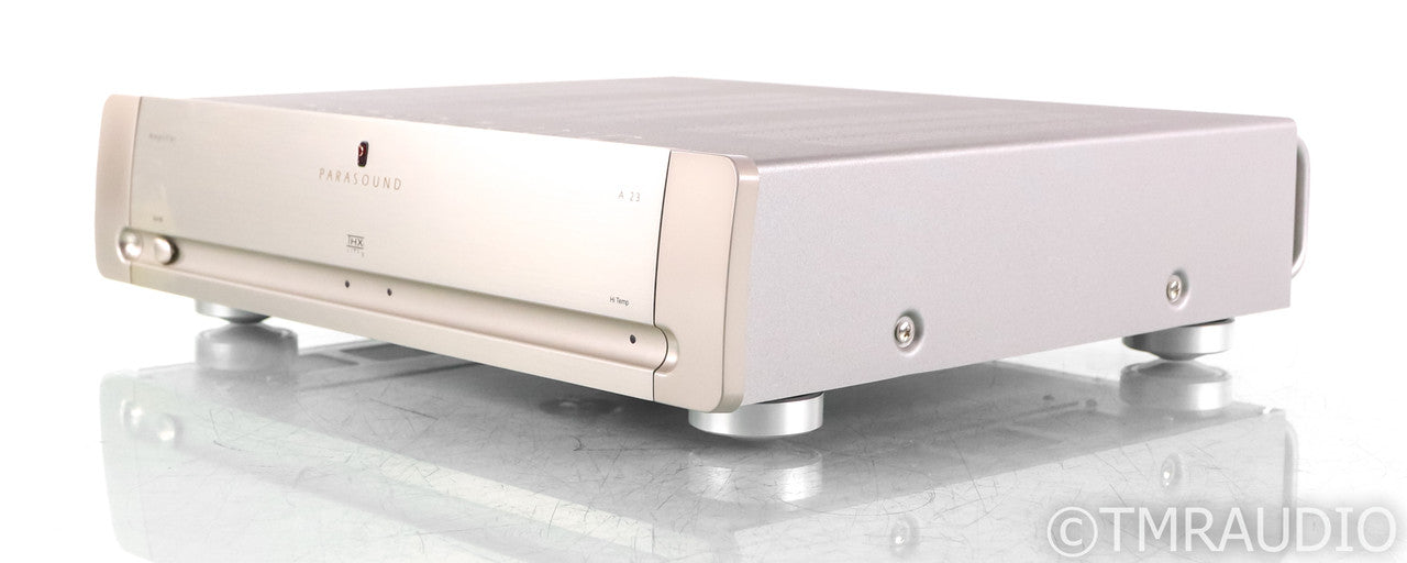 Parasound A23 Stereo Power Amplifier; A-23; Silver