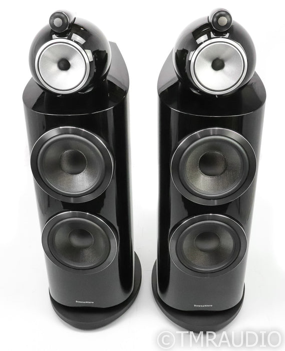 B&W 800 D3 Floorstanding Speakers; Gloss Black Pair