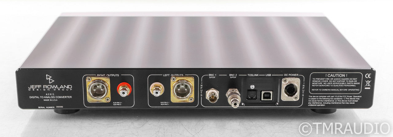 Jeff Rowland Aeris DAC; D/A Converter; Remote; USB