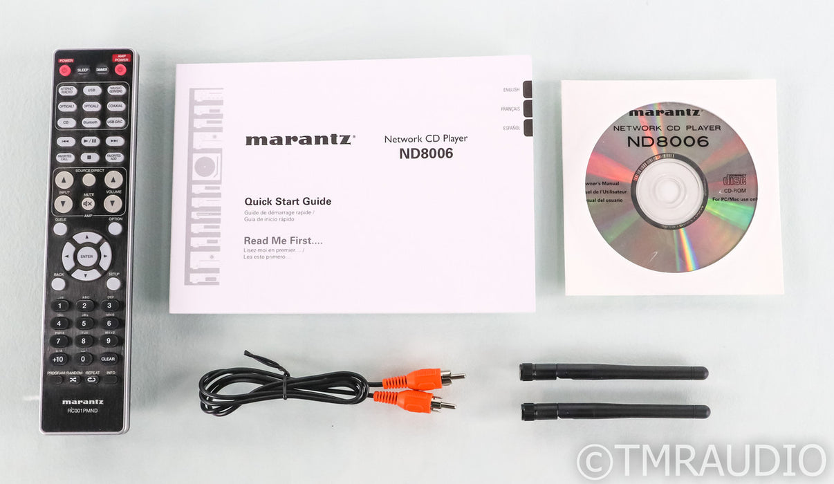 Marantz ND8006 Wireless Netwrok Streamer / CD Player; ND-8006; Remote