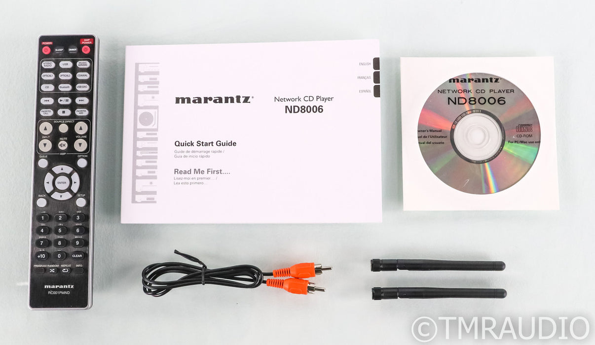 Marantz ND8006 Wireless Network Streamer / CD Player; ND-8006; Remote