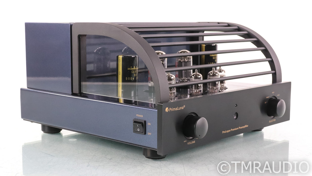 PrimaLuna ProLogue Premium Stereo Tube Preamplifier; Remote; Black