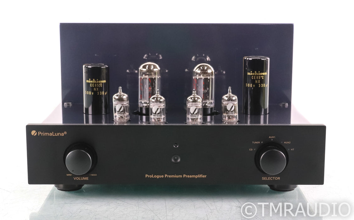 PrimaLuna ProLogue Premium Stereo Tube Preamplifier; Remote; Black