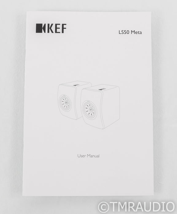 KEF LS50 Meta Bookshelf Speakers; Carbon Black Pair; LS-50