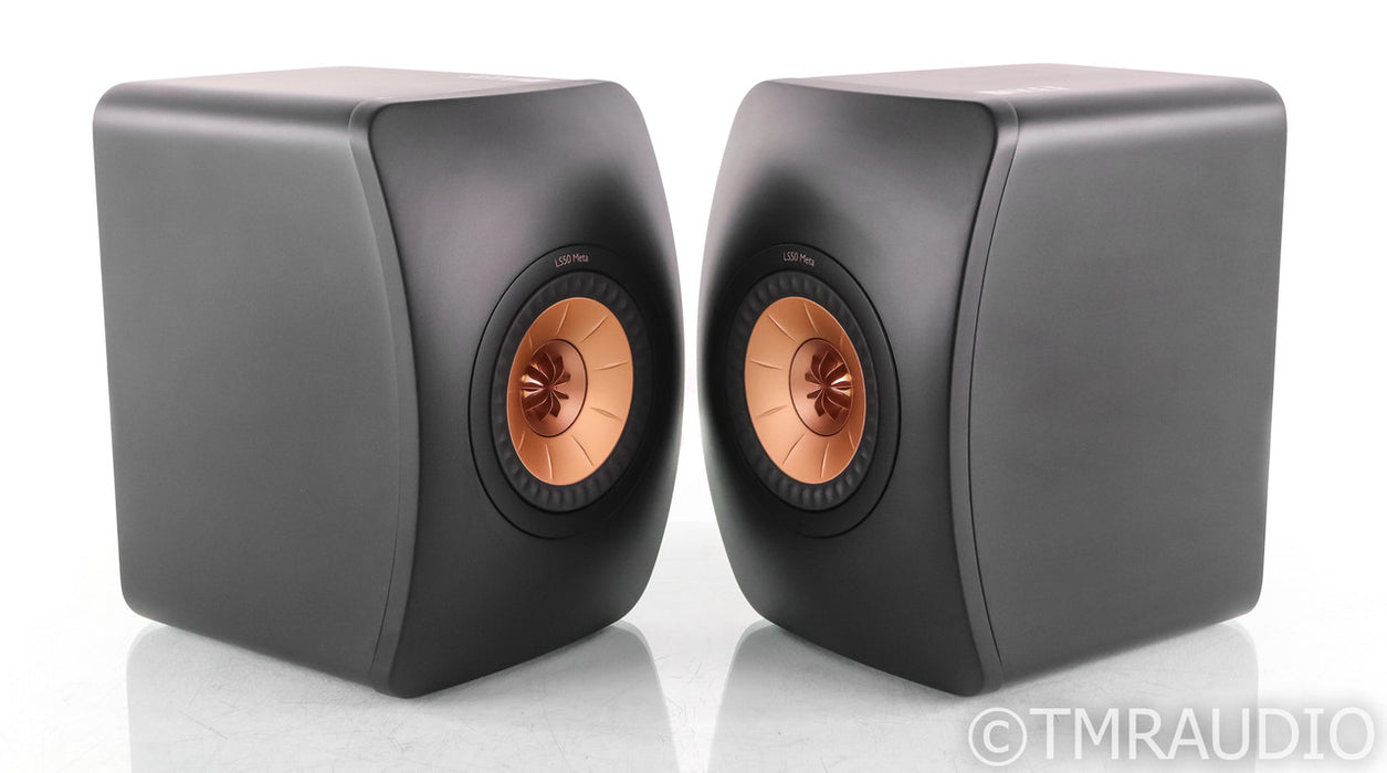 KEF LS50 Meta Bookshelf Speakers; Carbon Black Pair; LS-50