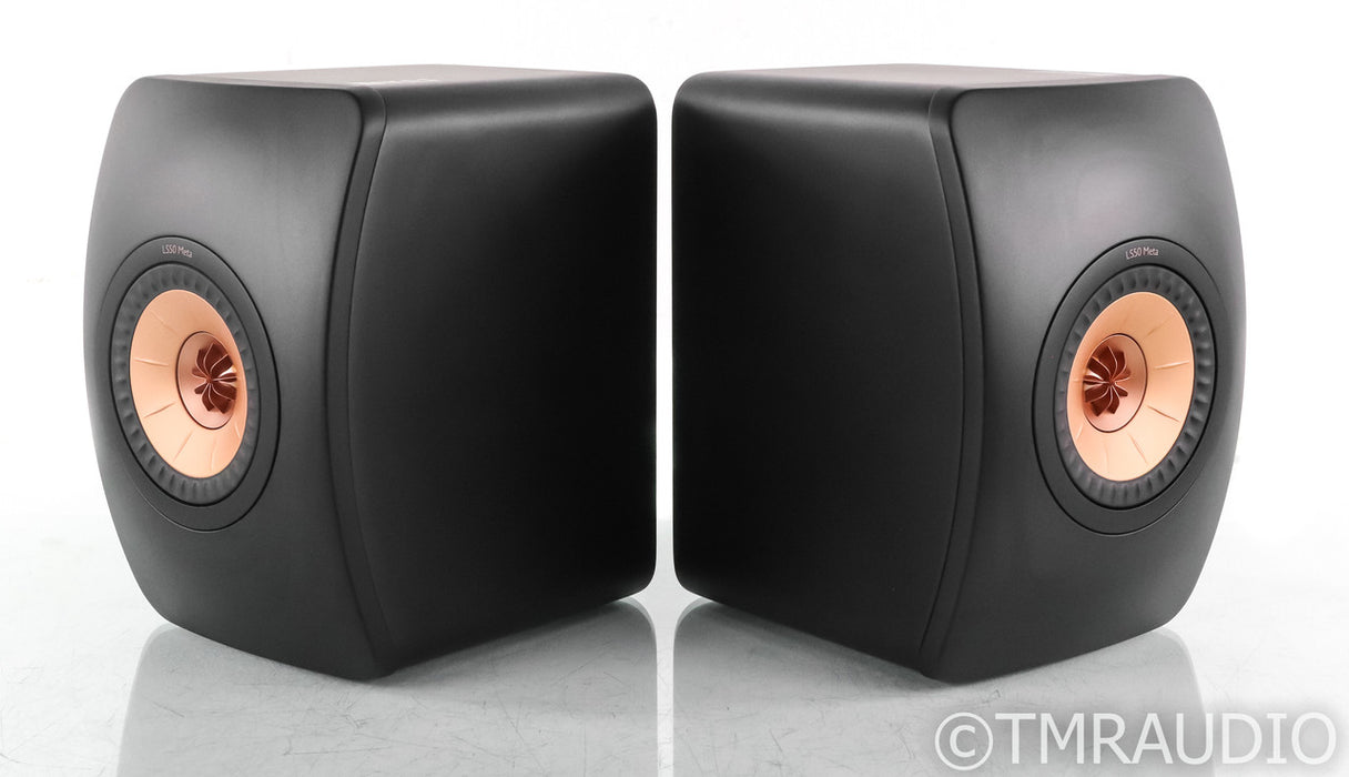 KEF LS50 Meta Bookshelf Speakers; Carbon Black Pair; LS-50