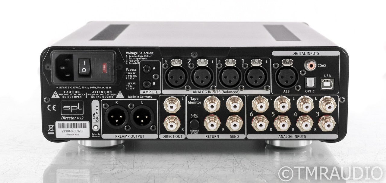 SPL Director Mk2 Preamplifier / DAC; D/A Converter; Black (Open Box)