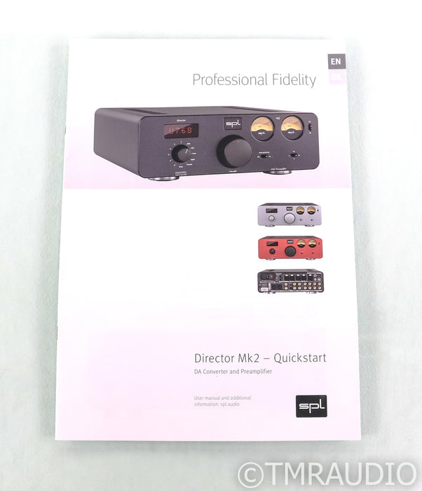 SPL Director Mk2 Preamplifier / DAC; D/A Converter; Black (Open Box)