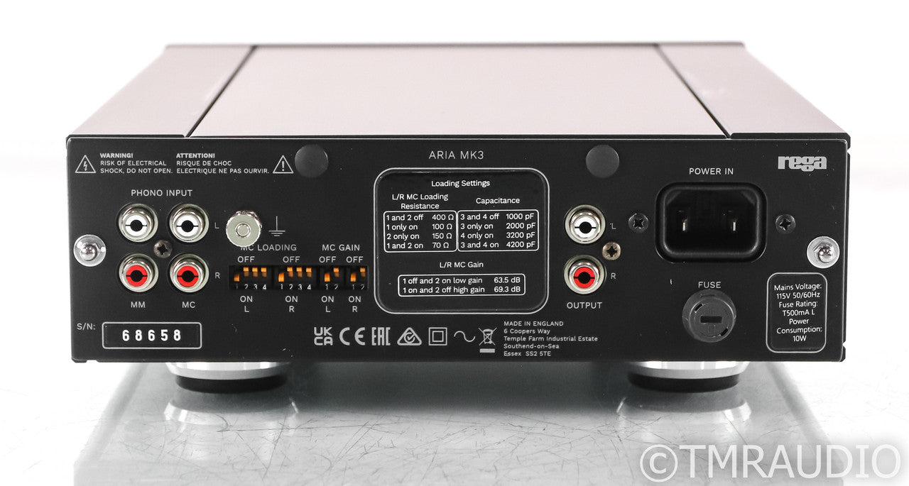 Rega Aria Mk3 MM / MC Phono Preamplifier; Black