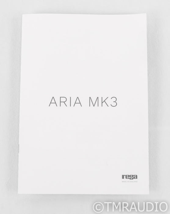 Rega Aria Mk3 MM / MC Phono Preamplifier; Black