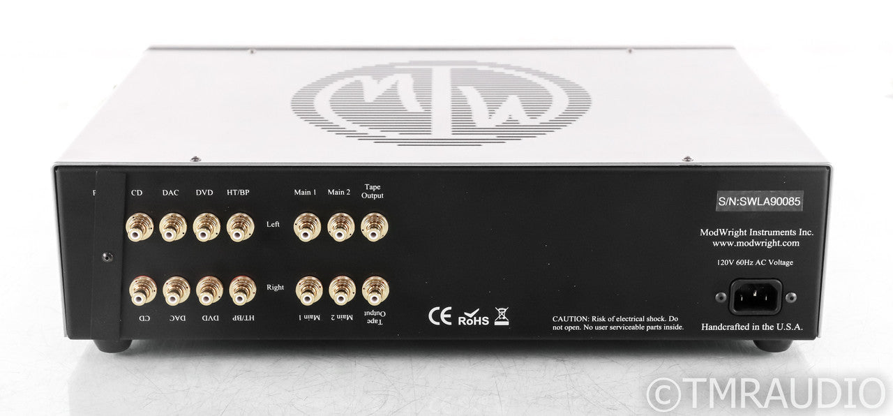 ModWright SWL 9.0 Stereo Tube Preamplifier; Anniversary Edition (Open Box)