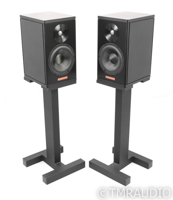 Magico A1 Bookshelf Speakers; Black Pair w Stands