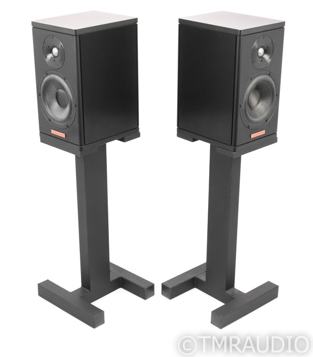 Magico A1 Bookshelf Speakers; Black Pair w Stands