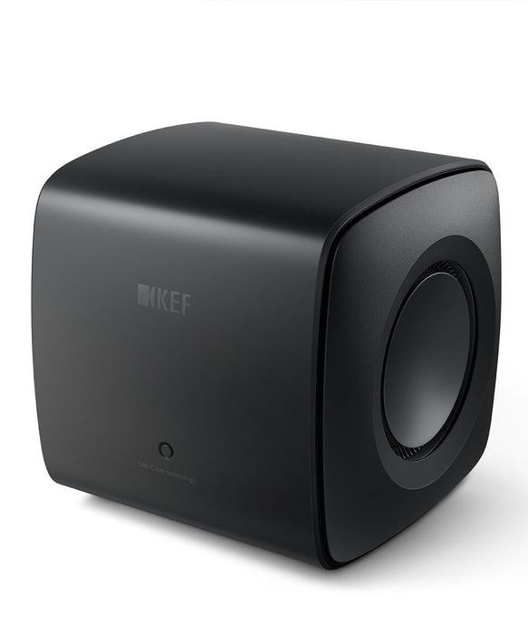 KEF KC62 6.5" Powered Subwoofer; KC-62; Carbon Black (New)