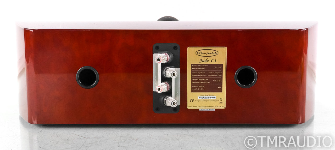Wharfedale Jade-C1 Center Channel Speaker; Burgandy Burr Piano; JadeC1; One