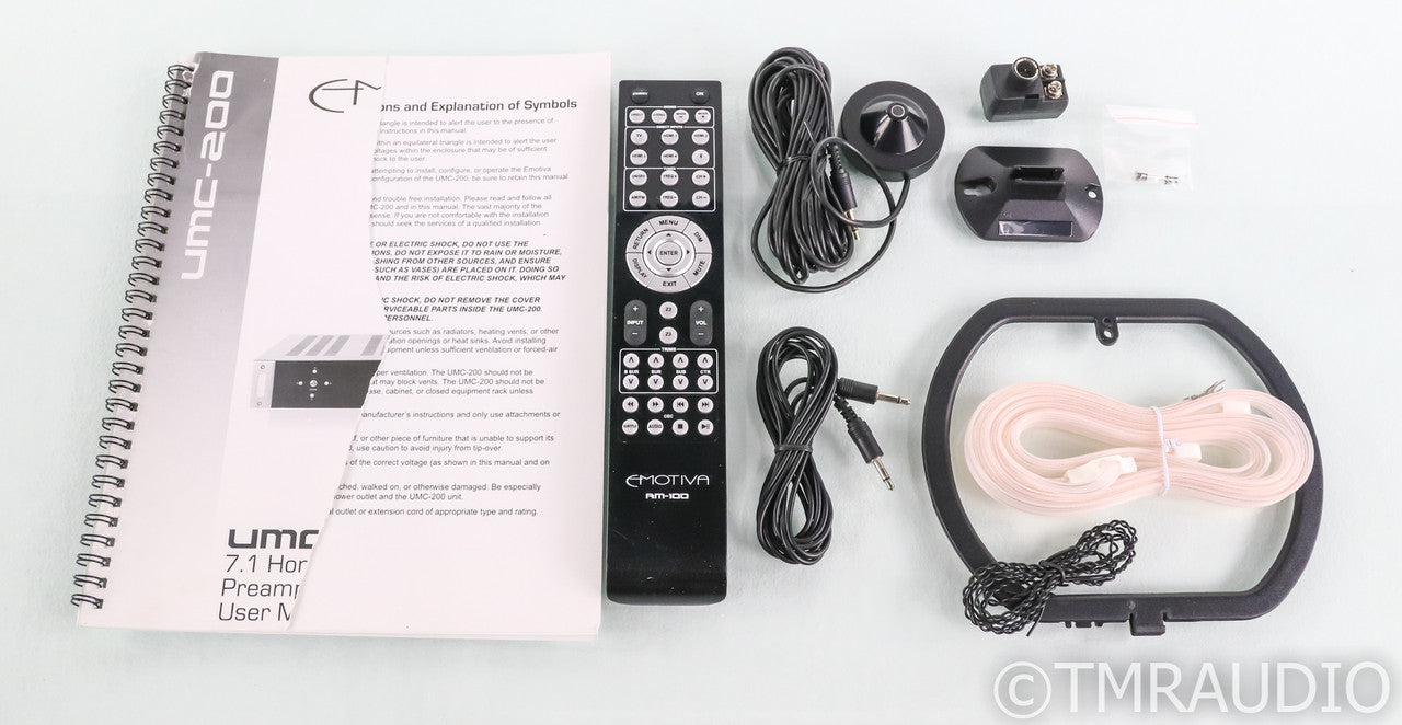 Emotiva UMC-200 7.1 Channel Home Theater Processor; UMC200; Remote; Black