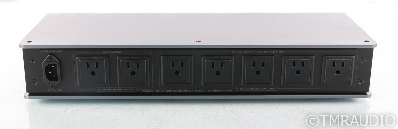 AudioQuest Niagara 1200 AC Power Line Conditioner; Silver (Open Box)