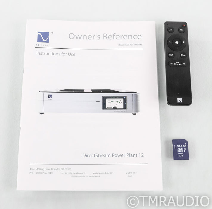 PS Audio Power Plant 12 AC Power Line Conditioner; Black; Remote (Used)