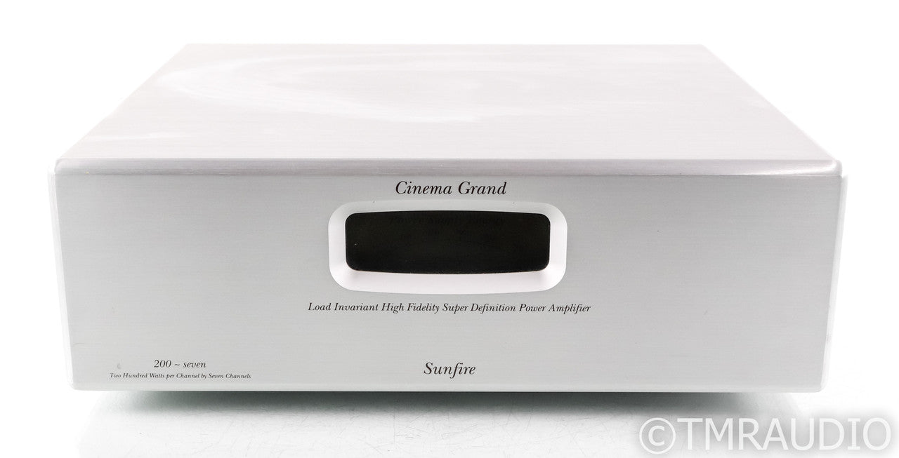 Sunfire Cinema Grand 200 - seven 7 Channel Power Amplifier; Silver