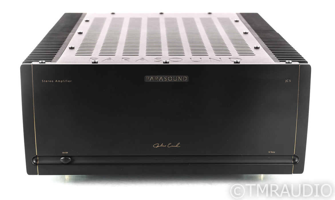 Parasound Halo JC 5 Stereo Power Amplifier; JC5; John Curl; Black