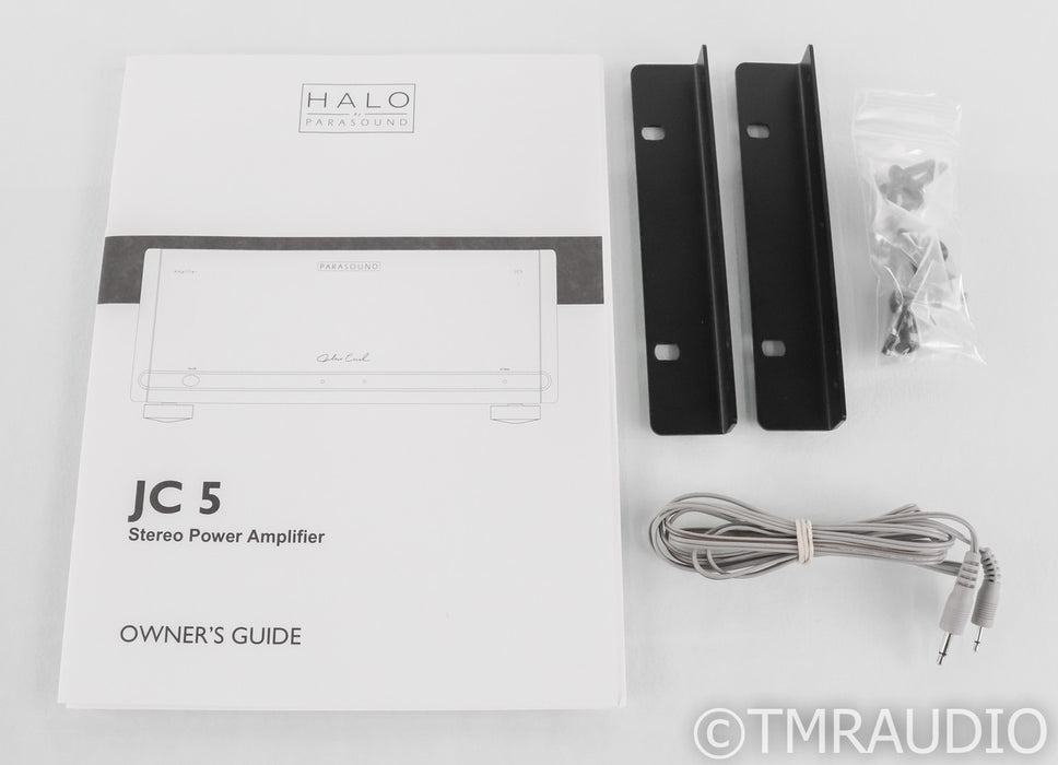 Parasound Halo JC 5 Stereo Power Amplifier; JC5; John Curl; Black