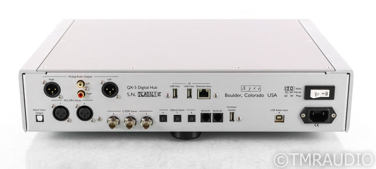 Ayre QX-5 Twenty DAC; QX5; D/A Converter; Remote; USB