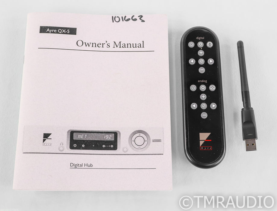 Ayre QX-5 Twenty DAC; QX5; D/A Converter; Remote; USB