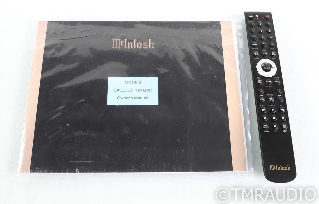 McIntosh MCT450 CD / SACD Transport; MCT-450; Remote