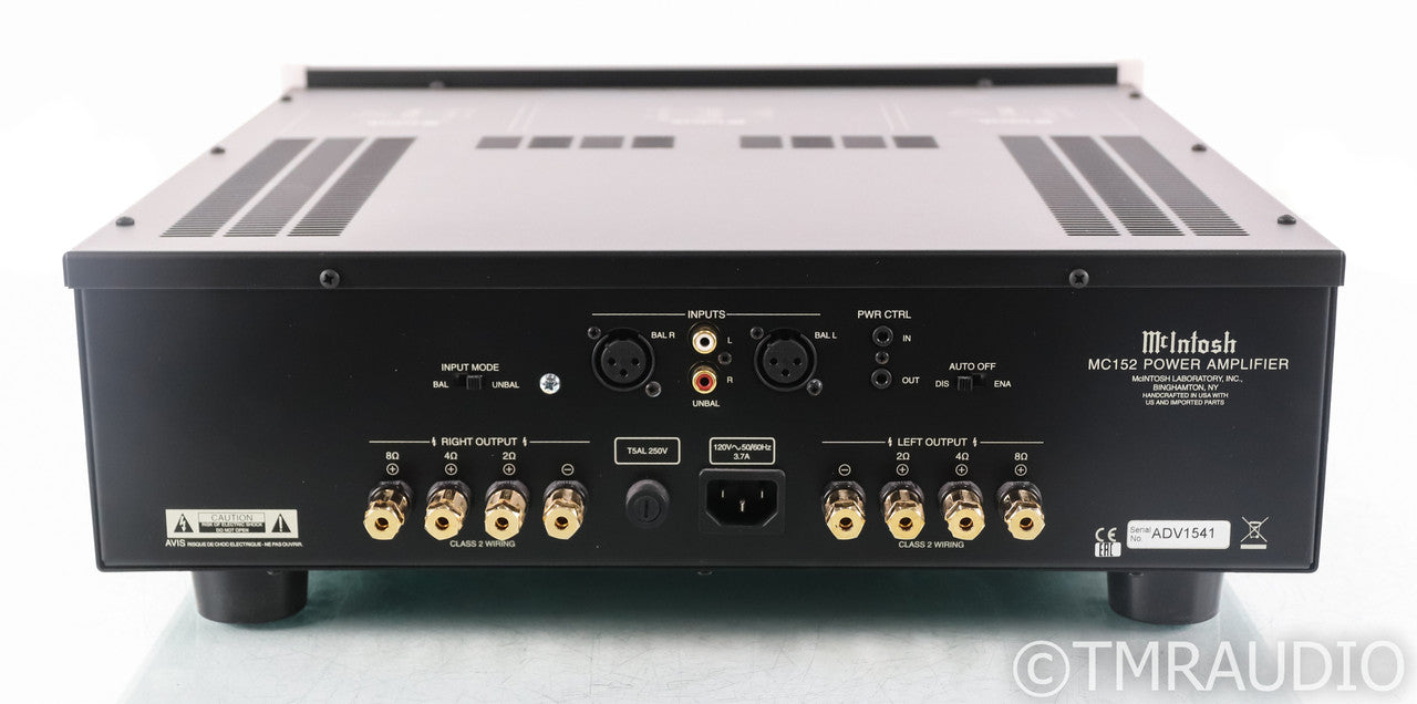 McIntosh MC152 Stereo Power Amplifier; MC-152